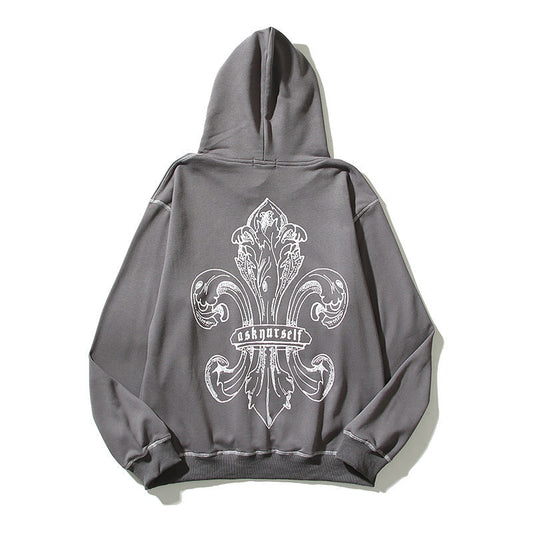 Askyurself Hoodie Autumn and Winter Printing Hoodie Sweater Coat